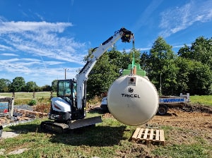 cloacine installation Tricel Novo