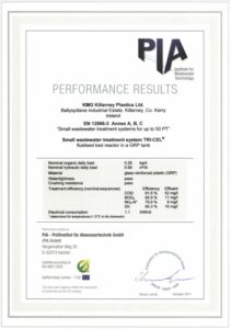 Marquage CE - NF EN 12 566-3 - 50EH