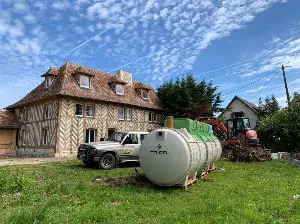 Livraison par Cloacine Deauville - Réhabilitation assainissement sans tranchée